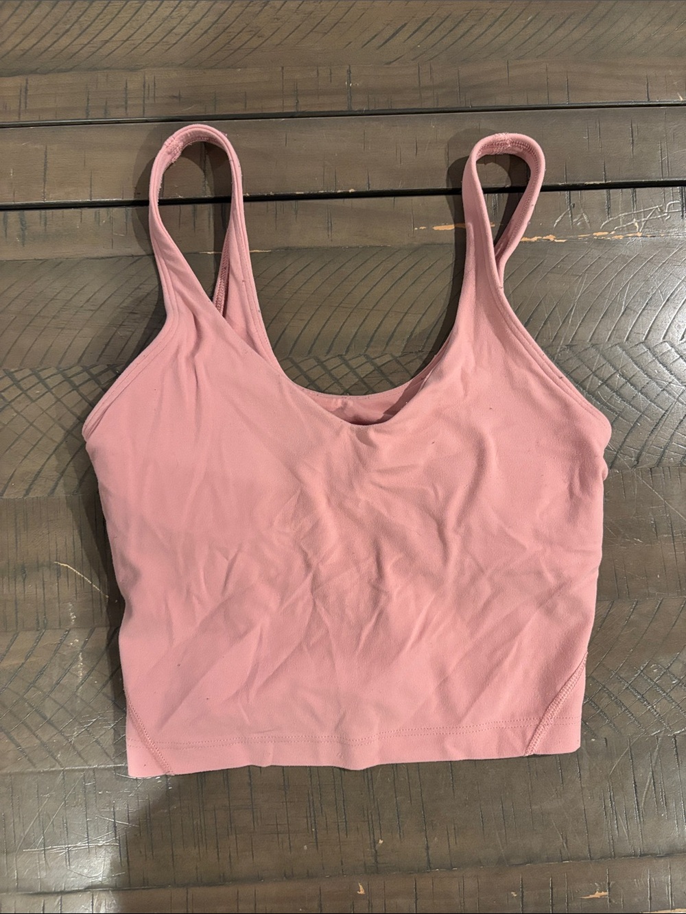 Size 4 crop padded tank lululemon